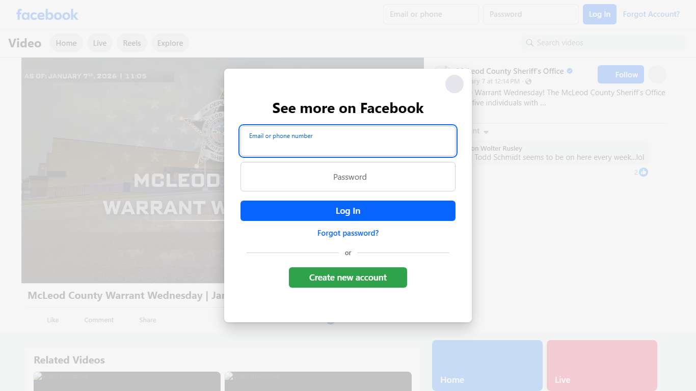 Welcome to Warrant Wednesday! The McLeod County Sheriff’s Office is featuring five individuals with outstanding McLeod County Warrants. Anyone with information on these individuals is encouraged to call the McLeod County Sheriff’s Office at (320) 864-3134 and press 0 for dispatch. A complete list of active McLeod County warrants and current in-custody individuals can be viewed at the following links. Active Warrants: https://www.mcleodcountymn.gov/warrants Current In-Custody: https://www.mcleodc
